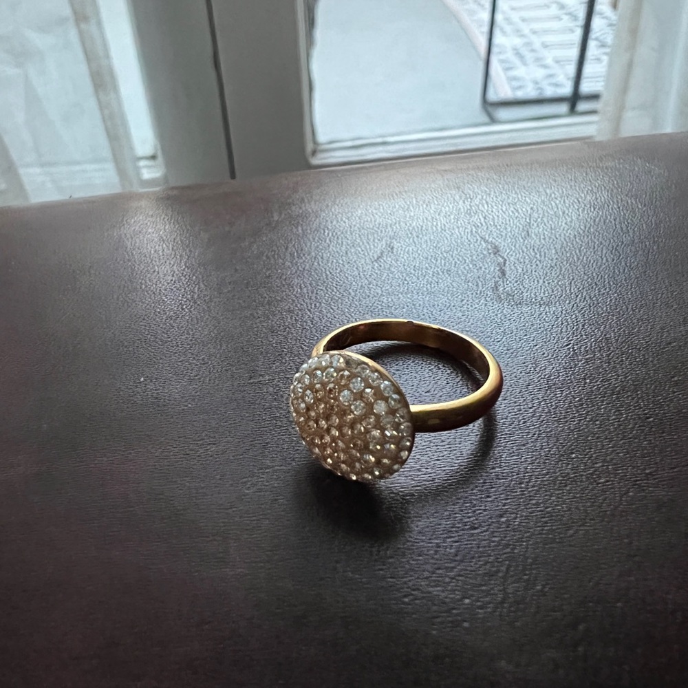 Subtle touch of sparkle ring